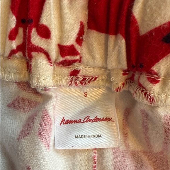 NWOT Hanna Andersson Women's Holiday Flannel Pajama Set Sz S Dear Deer Christmas - Picture 11 of 14